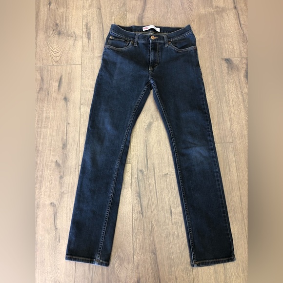 LEVIS 510 SKINNY DARK WASH SIZE 28 w 28 length - Picture 5 of 12